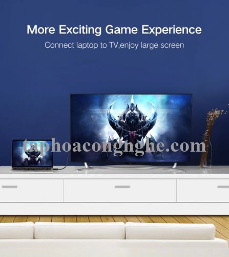 Ugreen 30822 0.5M màu Đen Cáp tín hiệu HDMI chuẩn 2.0 hỗ trợ phân giải 4K * 2K HD121 30030822